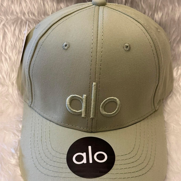 ALO Yoga Women's Olive Green Logo Baseball Cap